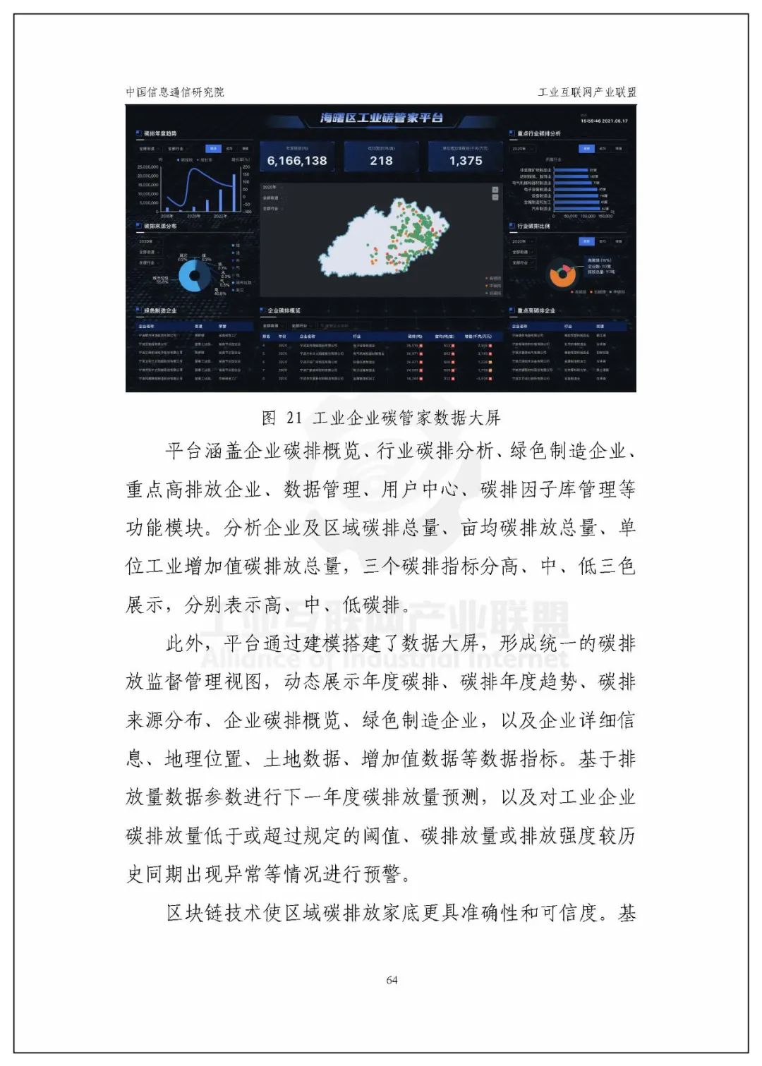 数字技术 工业碳达峰碳中和应用案例八大方向 亿信华辰